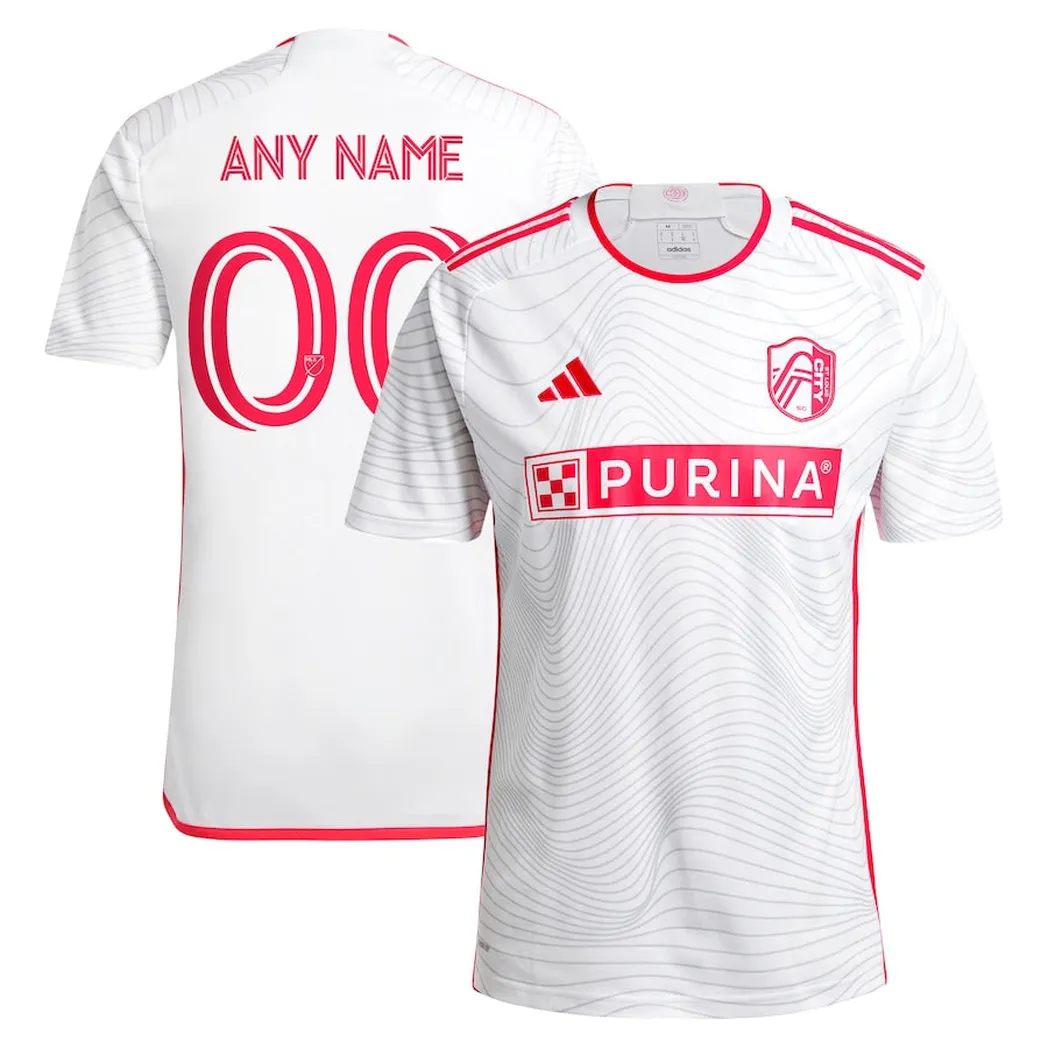 St. Louis City SC adidas 2024 The Confluence Kit  Custom Jersey - White